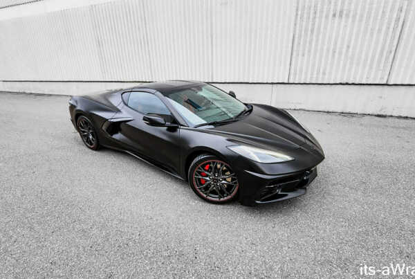 black car wrap