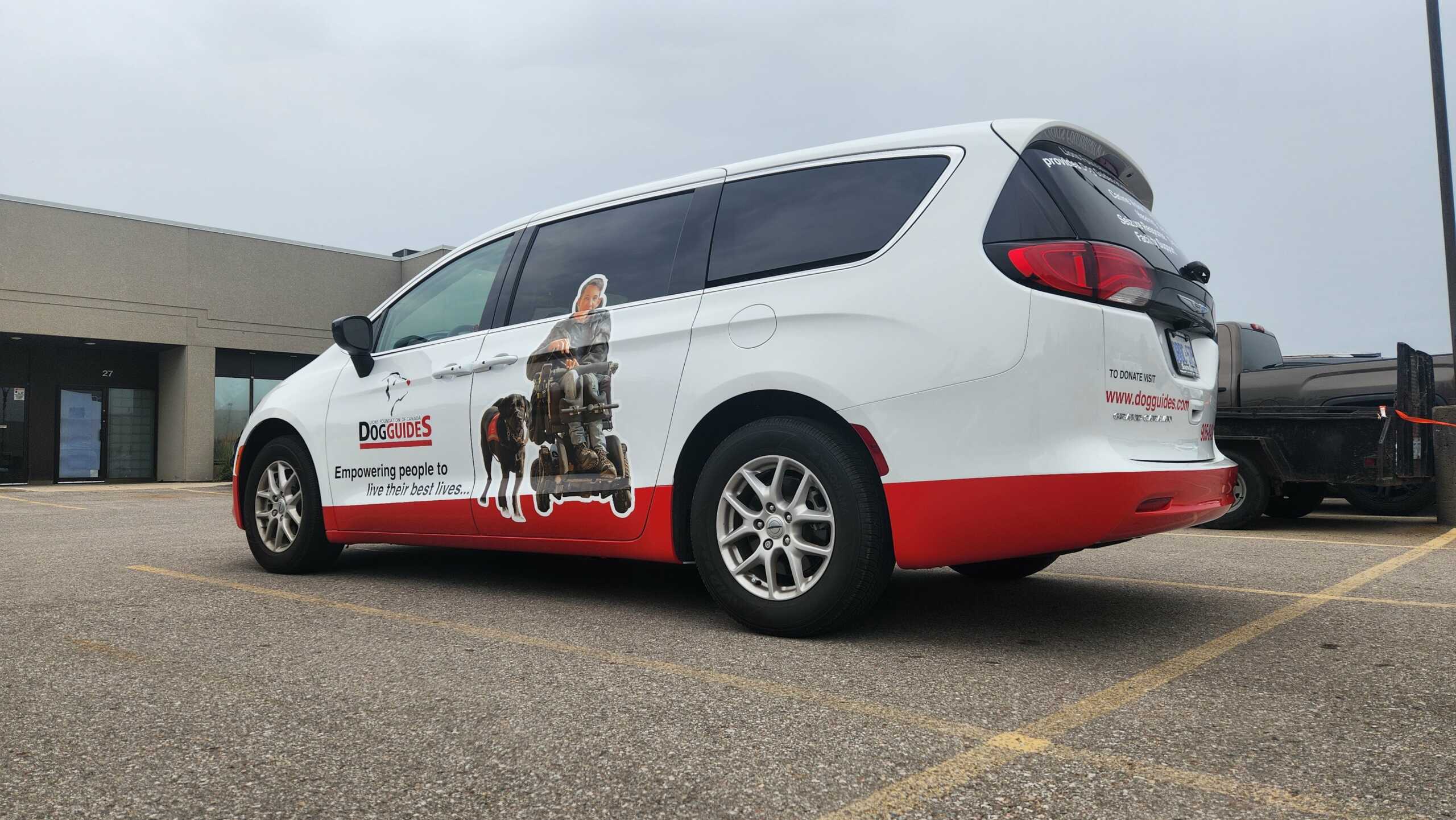 Dog Guide Commercial Wrap Mississauga Ontario