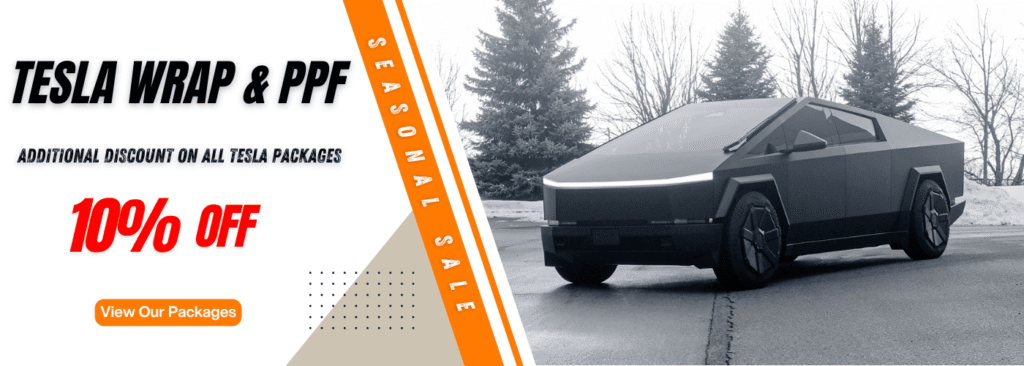 tesla wrap and ppf promotion mississauga