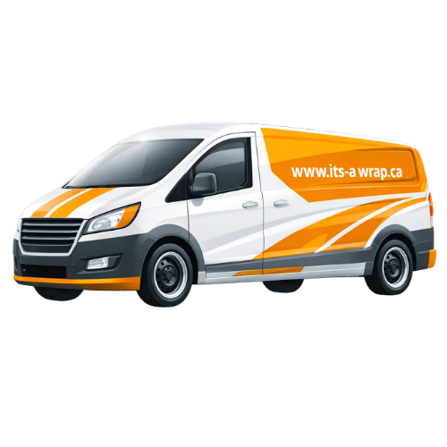 photo of a commercial van