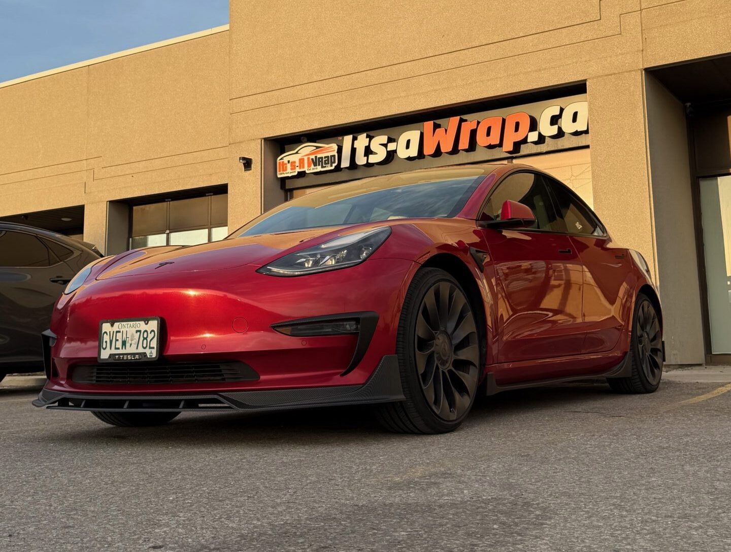 tesla model 3 body kit installation