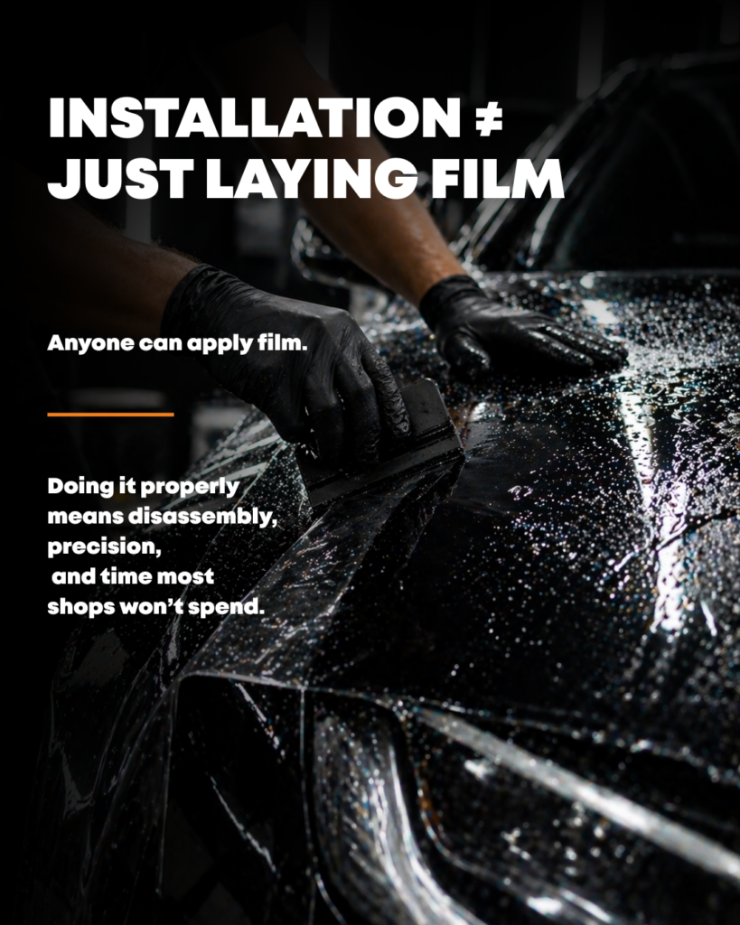 ppf is not just laying film