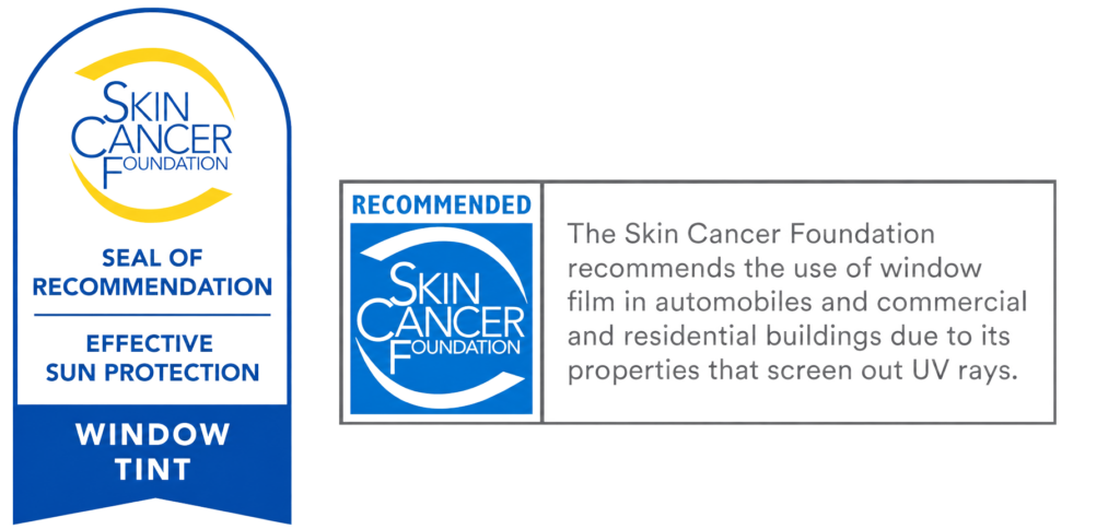 window tint recommended by cancer foundation